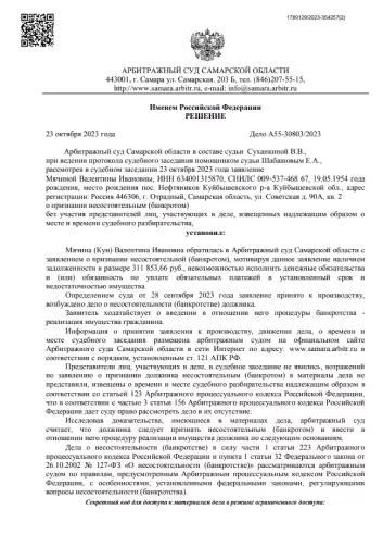 Скан документа