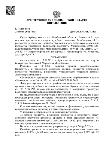 Ганненкова Маргарита Михайловна