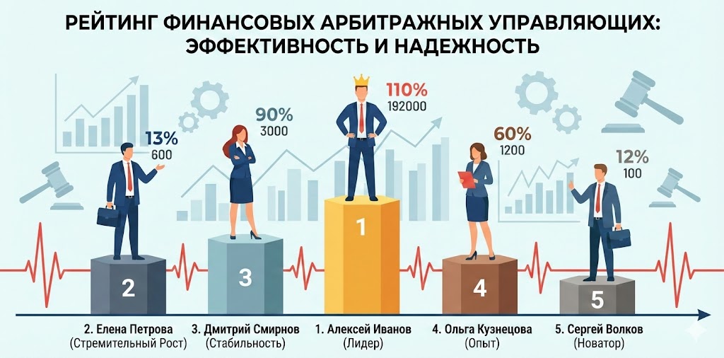 Рейтинг финансовых и арбитражных управляющих